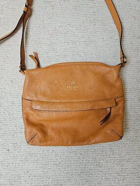 Kate Spade Grant Park Starla Crossbody Bag Camel Brown Pebbled Leather